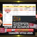 BUKTI JACKPOT SLOT GATES OF OLYMPUS 1000 TERPERCAYA DI INDONESIA TGL 01-02-2025